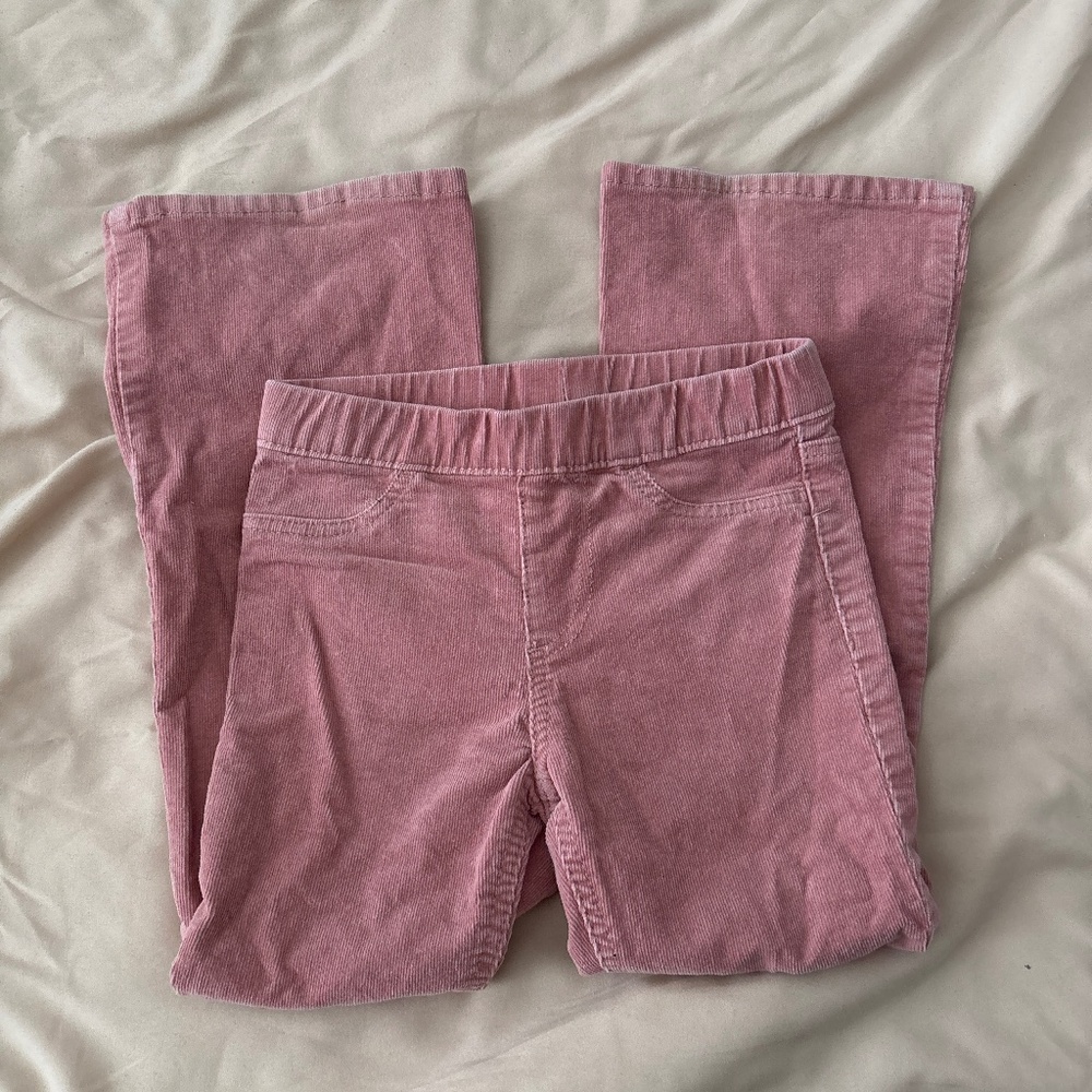 H & M Pink Pull On Corduroy Pants Size 5T
